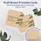 Avery Kraft Brown Square Cards, 2" x 2" Square Rounded Corners